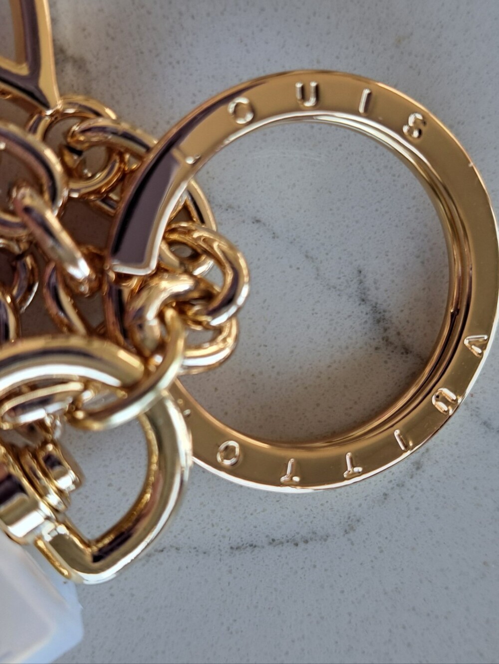 July 4th SALE LV.Pink Key Chain Or Purse Charm, New - Picture 5 of 5